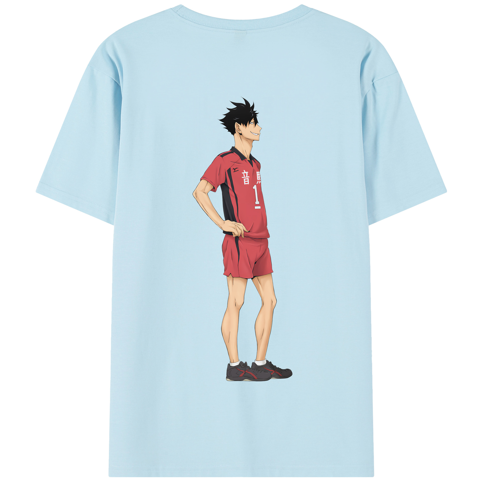 （画像用） ハイキュー!! Haikyu!! 綿100％半袖Tシャツ（背面プリント）